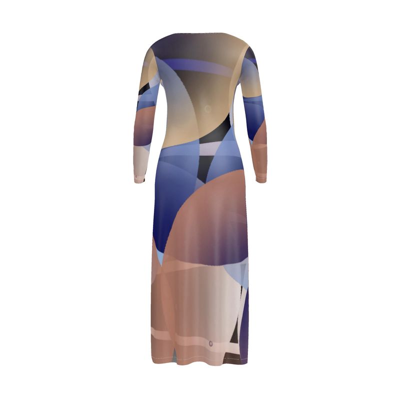 Underwater Bubbles (inverted) - Ladies Cardigan LONG